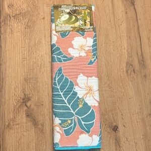 Hawaiian dish drying mat with Tropical Print